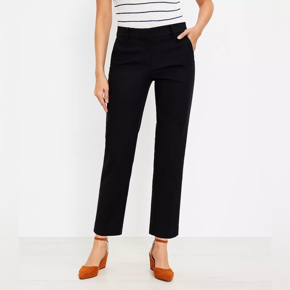 LOFT Pants - Loft Riviera Slim Pants in Black